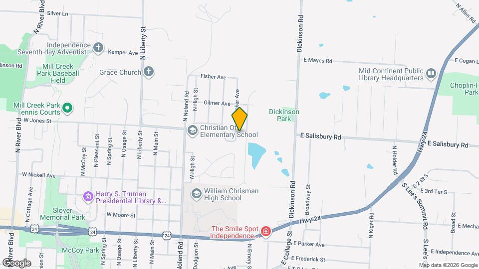 1521 N Hocker Ave Mapa y Detalles de la Ubicación