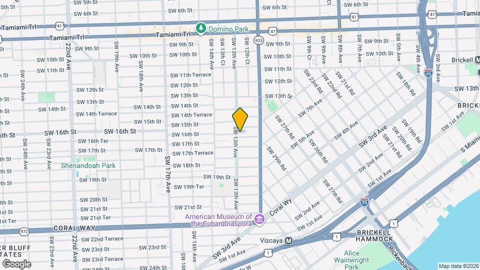1241 SW 22nd St Mapa y Detalles de la Ubicación