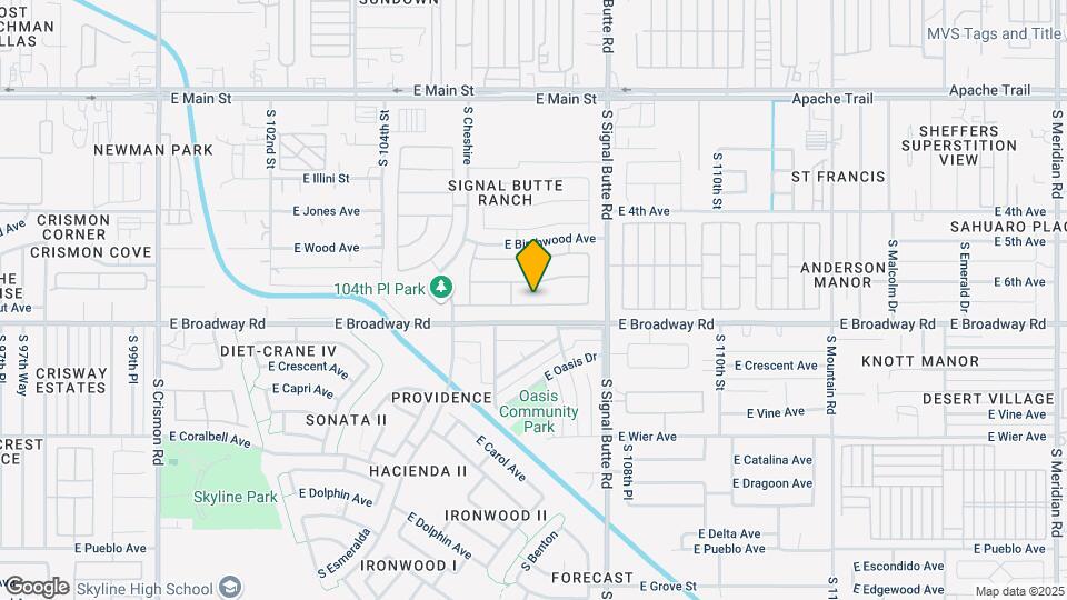 10646 E Bogart Ave Map and Location Details