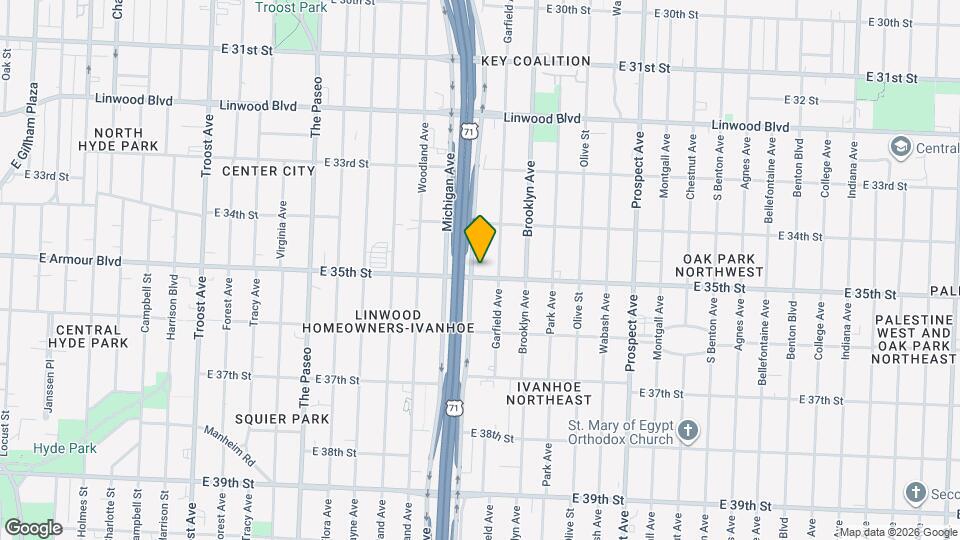 2002 E 35th St Map and Location Details