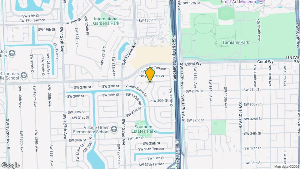 2665 SW 119th Ct Map and Location Details