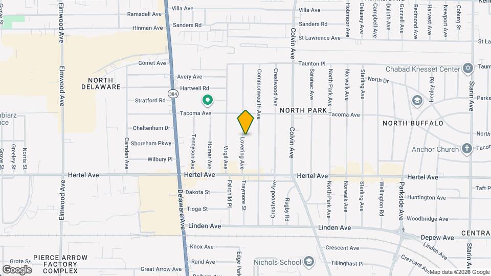 77 Lovering Ave, Unit #2 Upper Flat Mapa y Detalles de la Ubicación