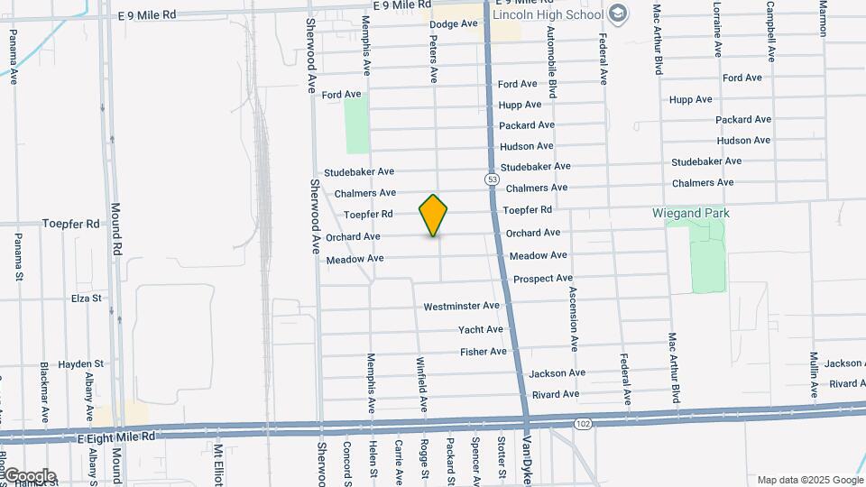 7276 Orchard Ave Map and Location Details