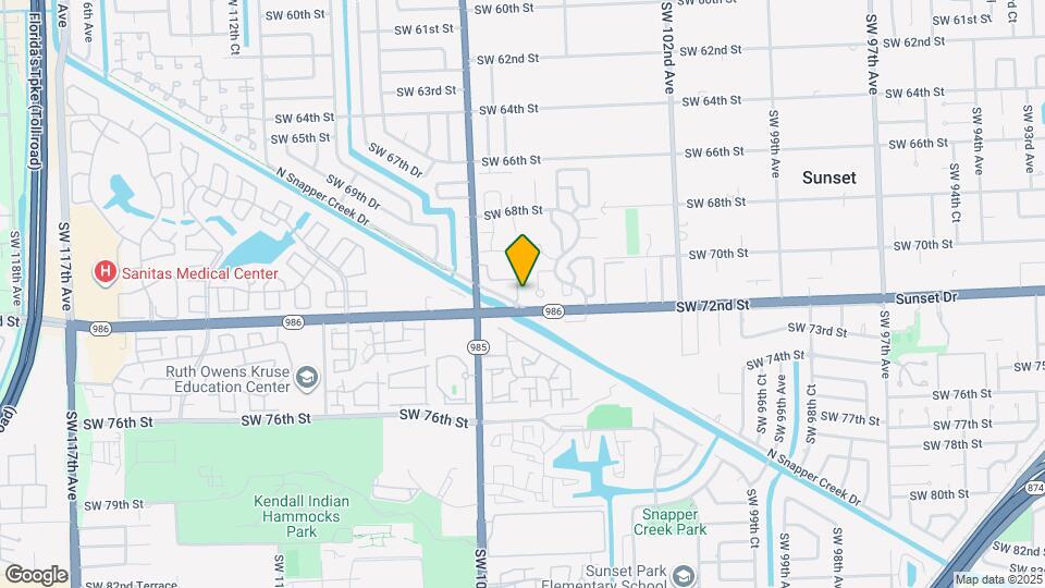 7119 SW 105th Ct Map and Location Details