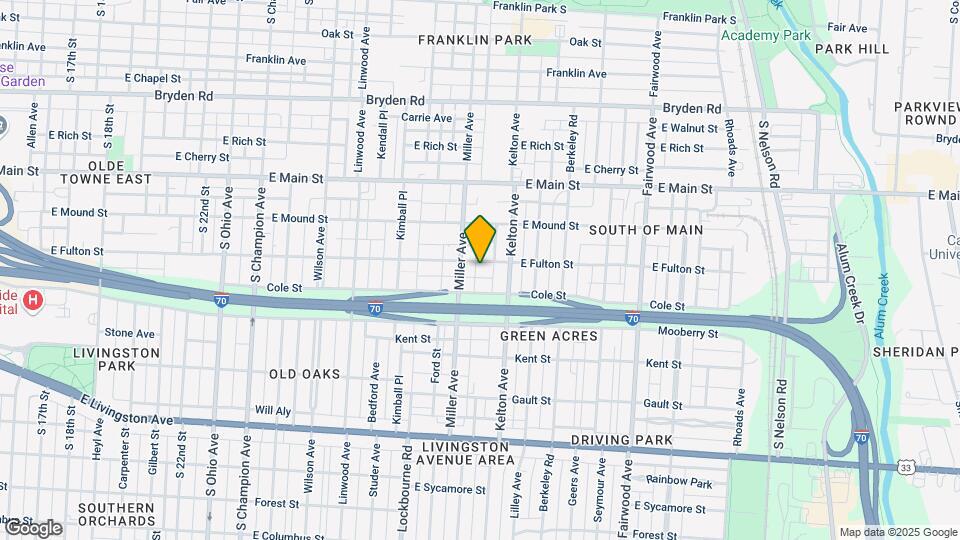 1447 E Fulton St Map and Location Details
