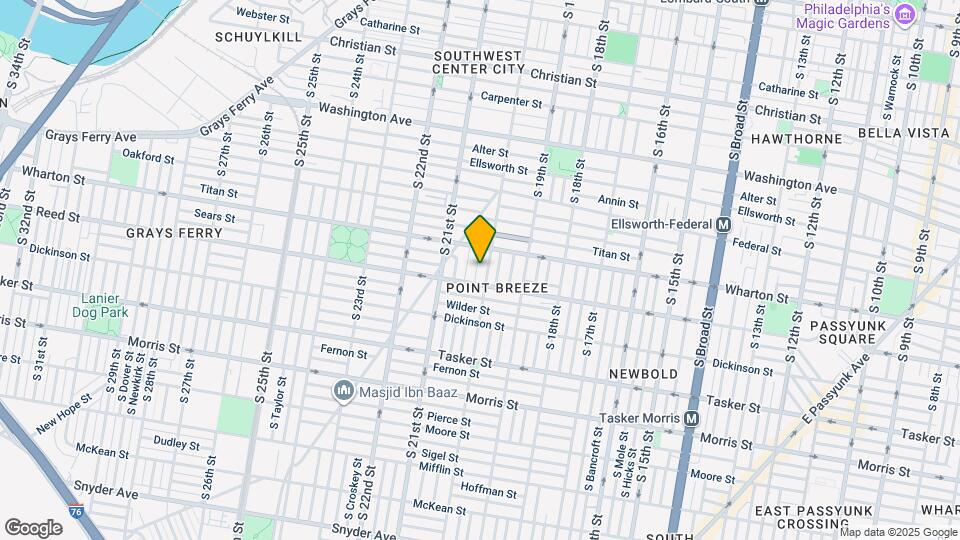 1331 S Woodstock St Map and Location Details