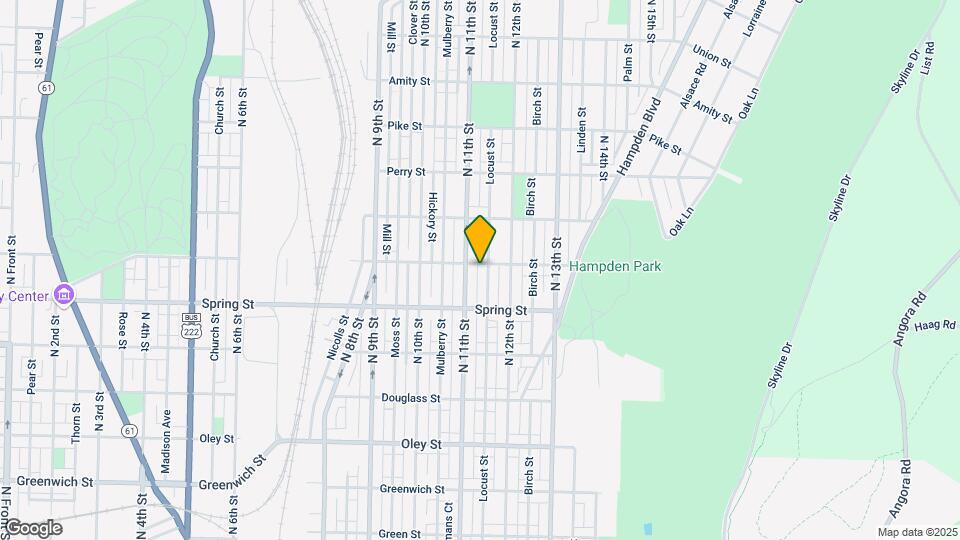 1116 Robeson St Map and Location Details