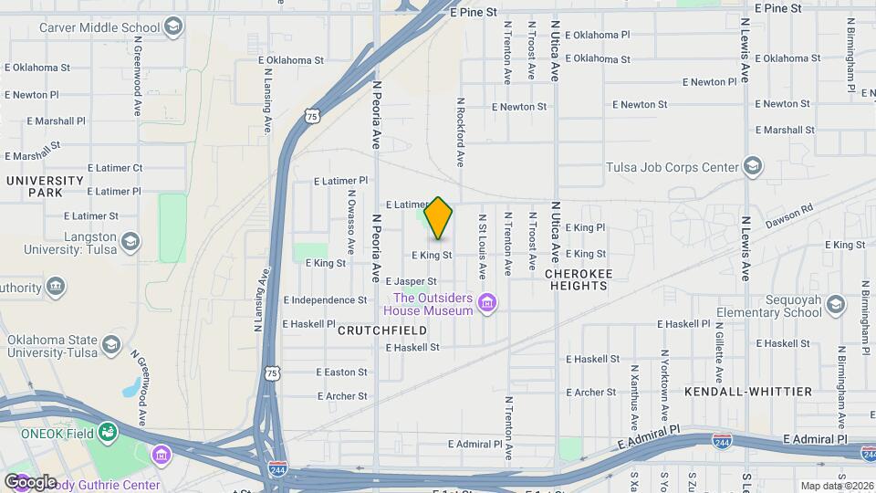 1007 N Quincy Ave Map and Location Details