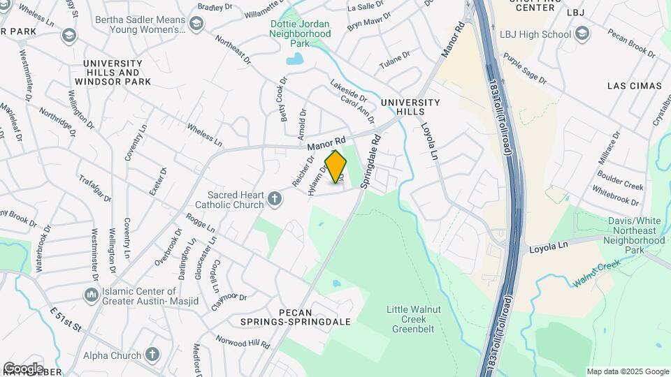 3310 Hycreek Dr Map and Location Details