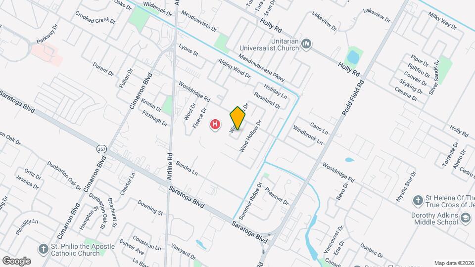 2529 Windrose Dr Map and Location Details