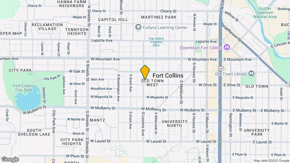 222 S Loomis Ave Map and Location Details