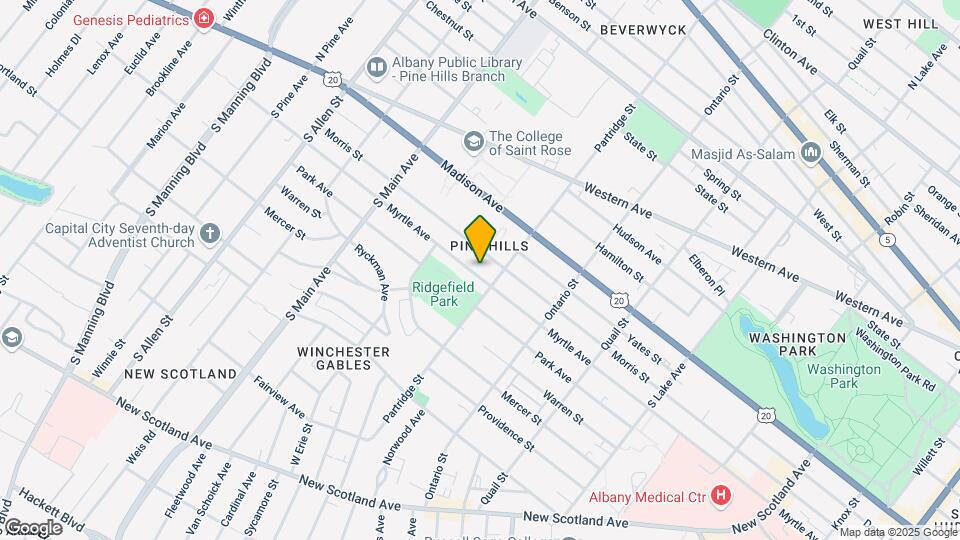 715 Myrtle Ave Map and Location Details
