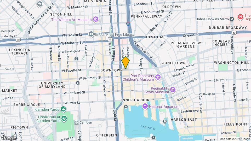 243 E Fayette St Map and Location Details