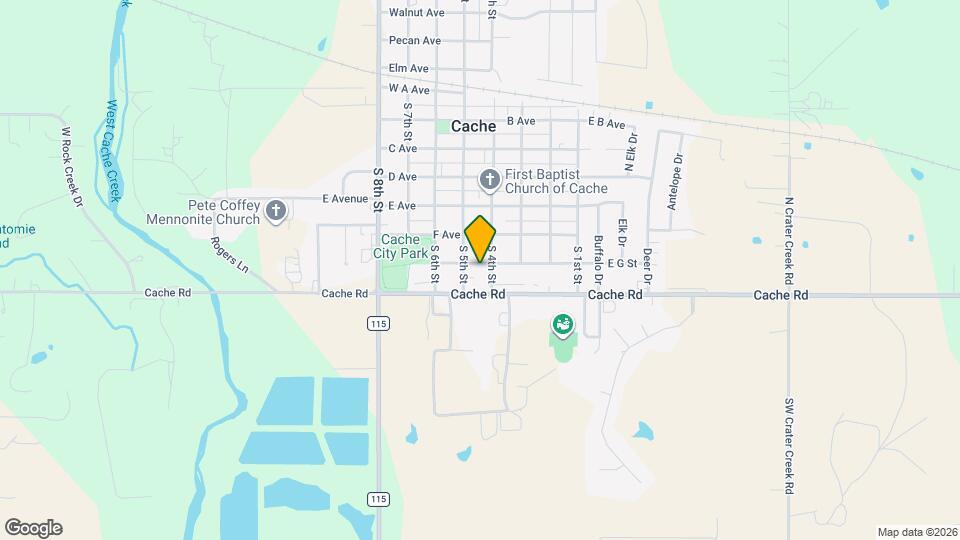 406 W G Ave Map and Location Details