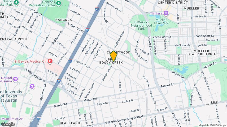 3405 Cherrywood Rd Map and Location Details