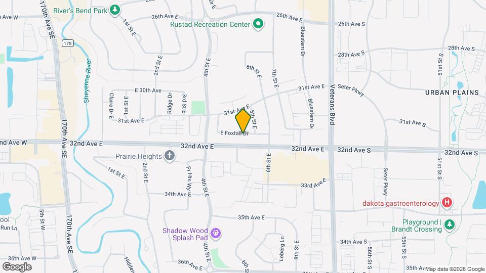 449 E Foxtail Dr Map and Location Details