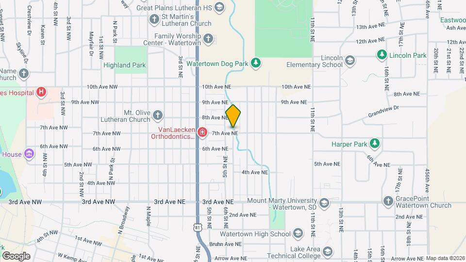 702-704 6th St NE Map and Location Details