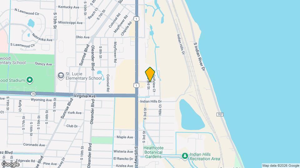 2102 S 3rd St Map and Location Details