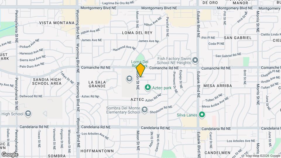 9105 Cherokee Rd NE Mapa y Detalles de la Ubicación