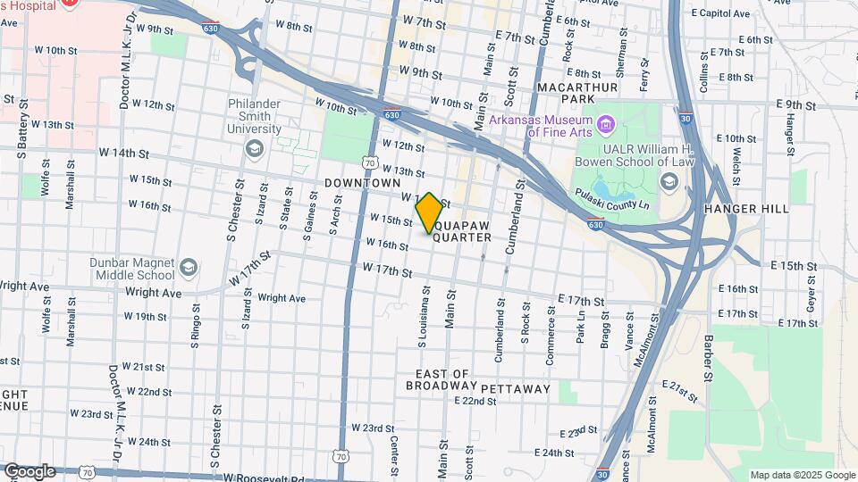 1512 South Louisiana Street Map and Location Details