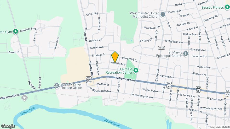 1602 Waverly Ave Map and Location Details