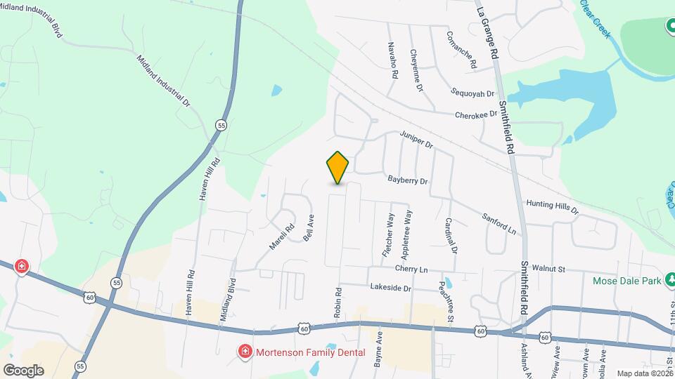 1856-1858 Blackwell Rd Map and Location Details