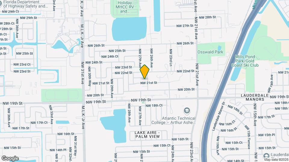 2611 NW 21st St Map and Location Details