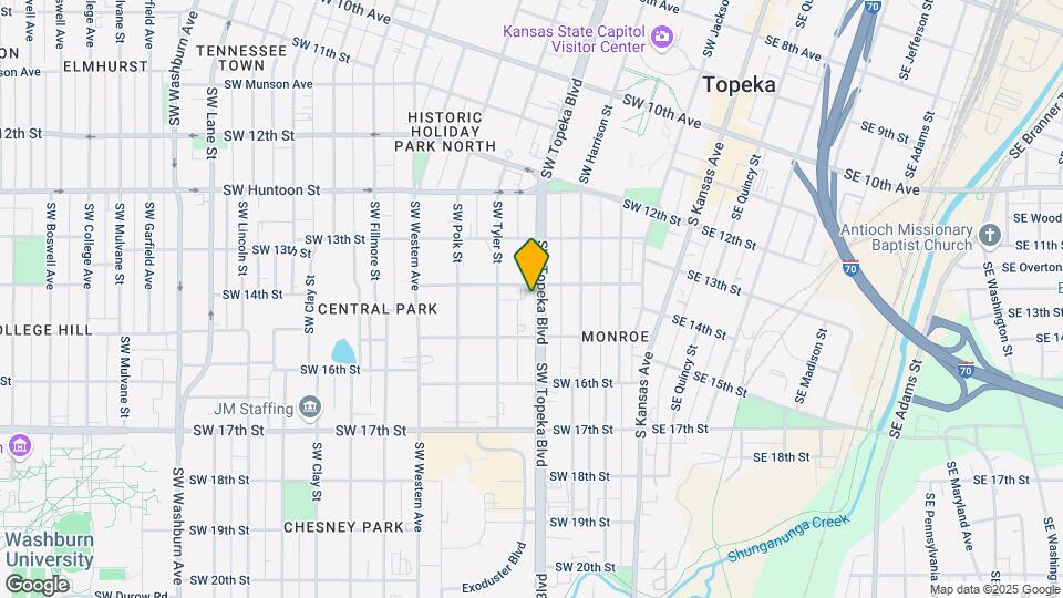1409 SW Topeka Blvd Map and Location Details