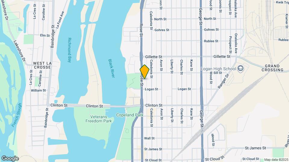 1426 Rose St Map and Location Details