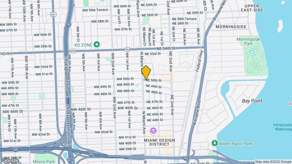 20 NE 50th St Map and Location Details