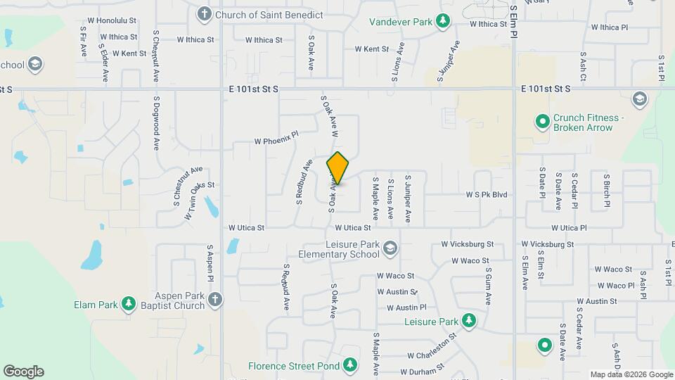 1312 W South Park St Map and Location Details