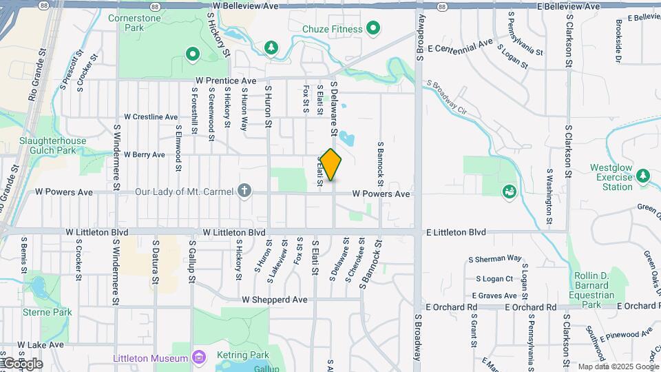 5565 S Delaware St Map and Location Details