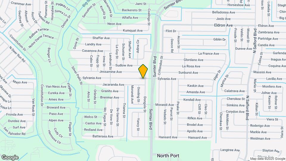 5109 Sylvania Ave Mapa y Detalles de la Ubicación