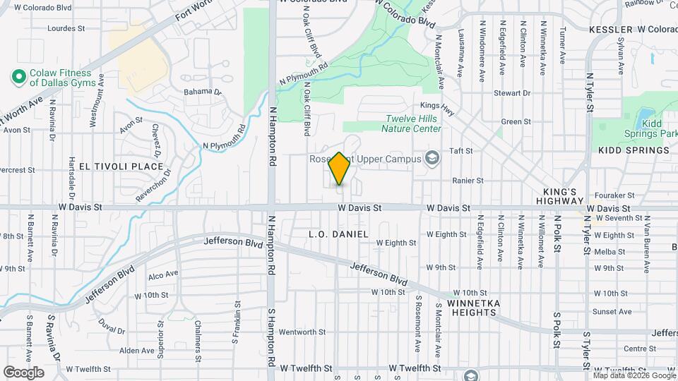 608 Aspen Valley Ln Map and Location Details