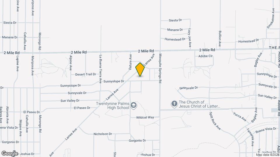 72764 Sunnyslope Dr Map and Location Details