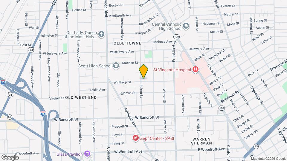 2348 Fulton St Map and Location Details