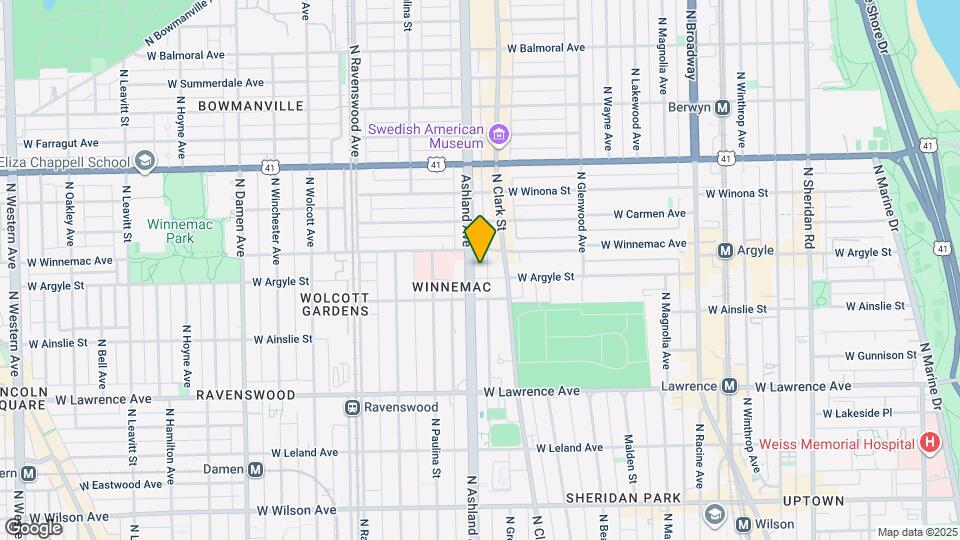 5001-5009 N Ashland Ave Map and Location Details