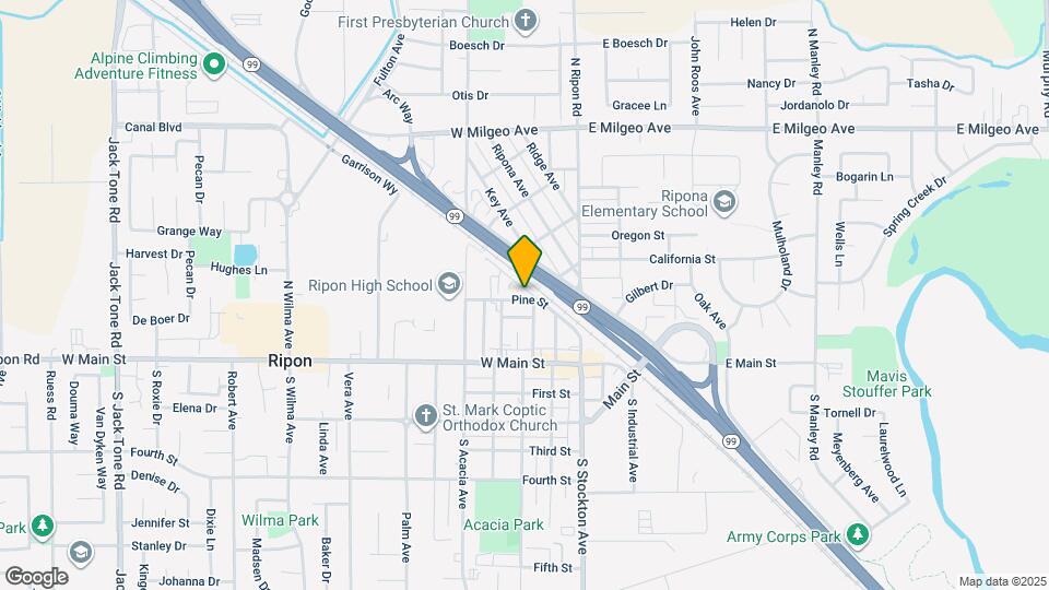 307 Pine St Map and Location Details