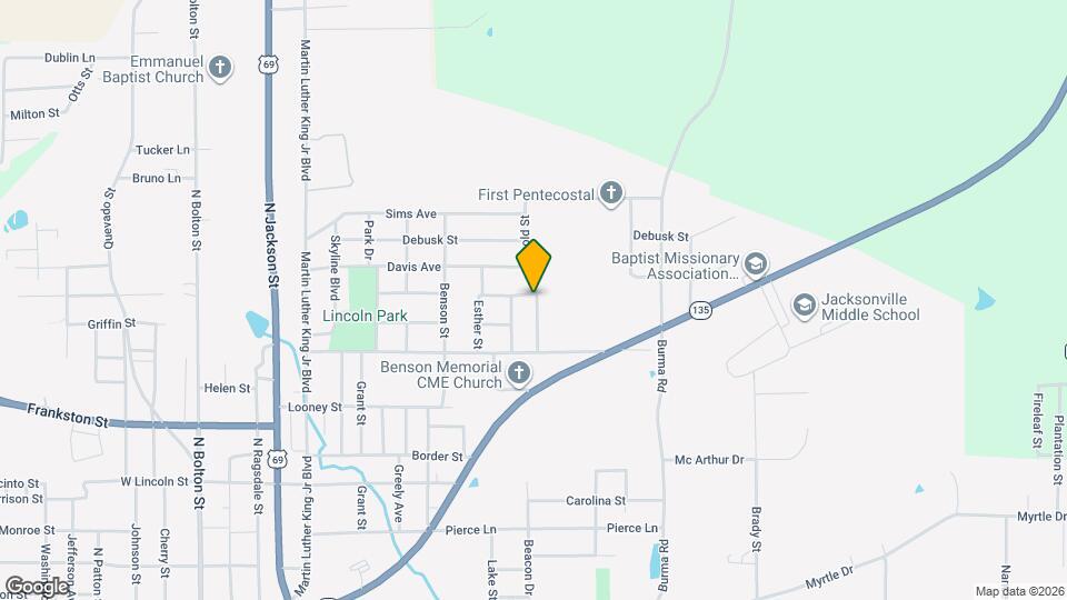 1023 Columbia Ave Map and Location Details