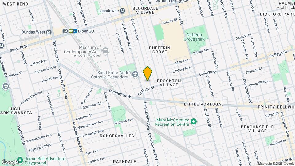 182 St Clarens Ave Map and Location Details