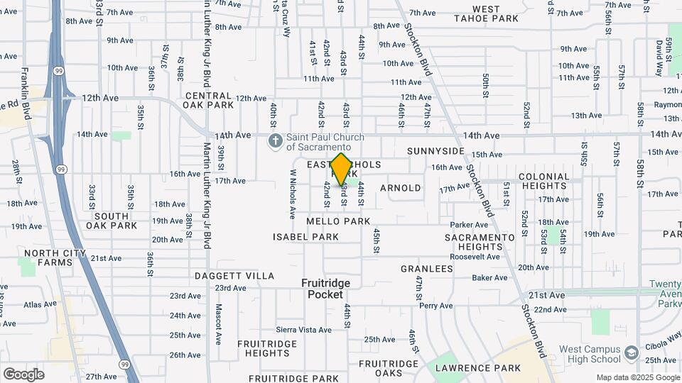4110 43rd St Map and Location Details