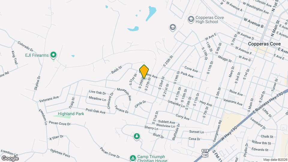 1009 S 29th St Map and Location Details