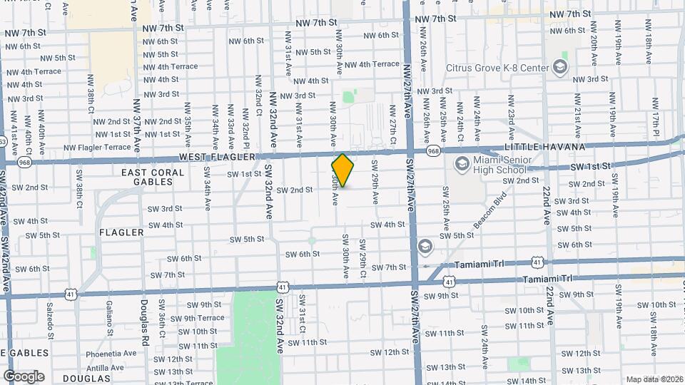 2980 SW 2nd St Map and Location Details