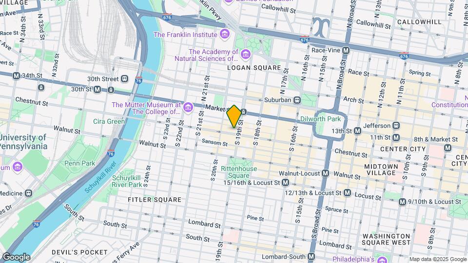 1909 Chestnut St, Unit 1 Map and Location Details