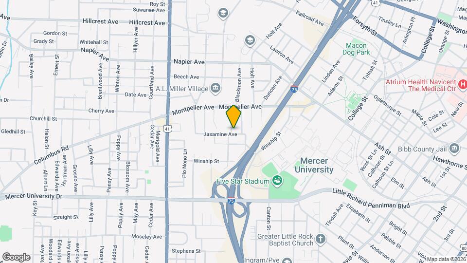 1492 Virginia Ave Map and Location Details