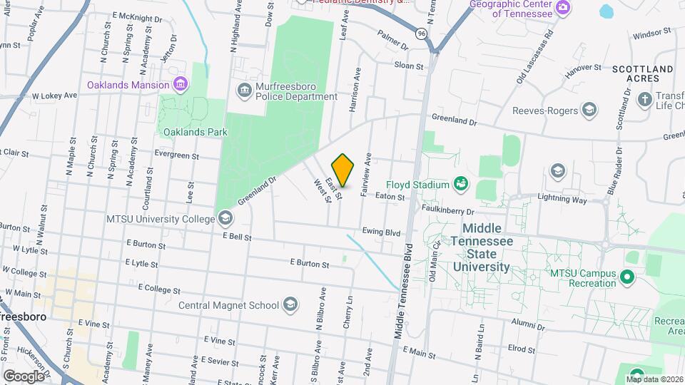 632 East St Map and Location Details