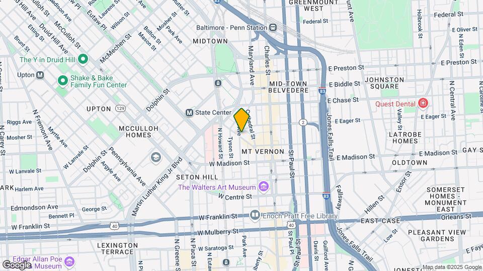 847 Park Ave Mapa y Detalles de la Ubicación