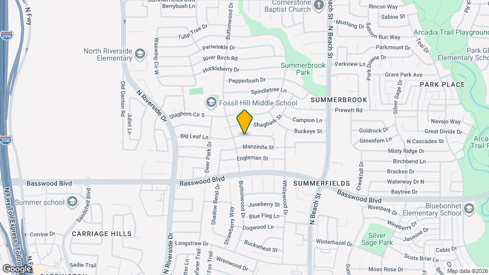 7573 Big Leaf Ln Map and Location Details