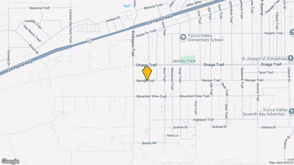 55385 Navajo Trail Map and Location Details