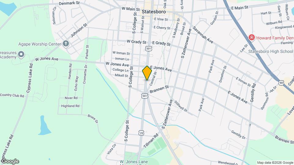 328 S Main St Map and Location Details